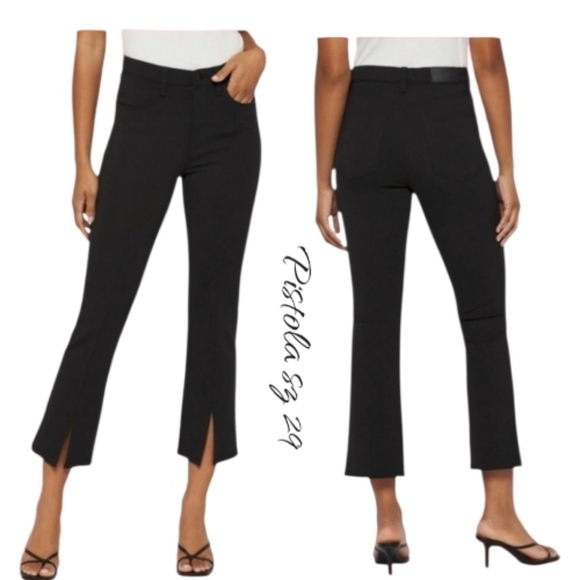 Pistola Lennon High Rise Crop Boot Front Slit Ponte Pant 29